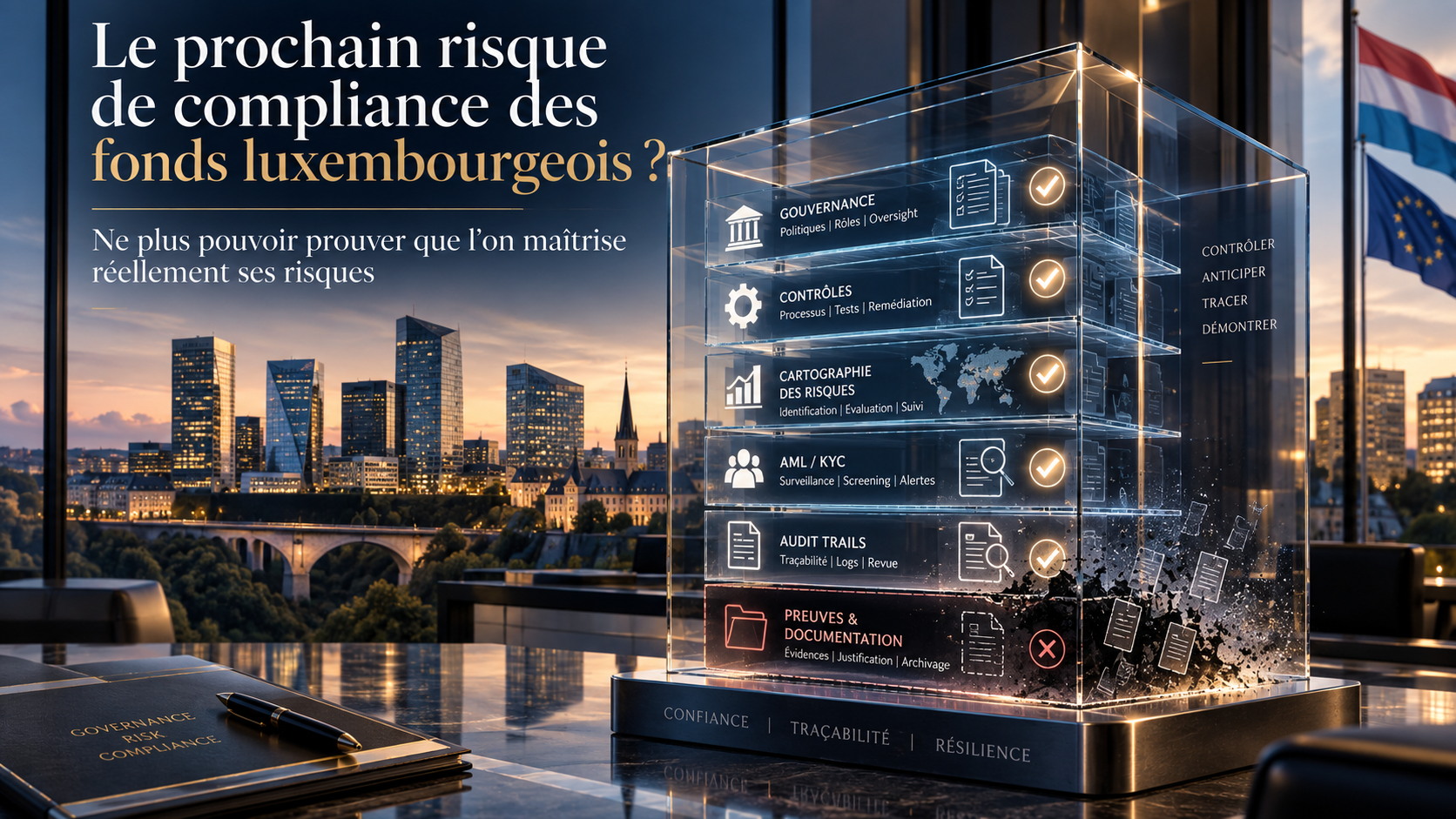 Le prochain risque de compliance des fonds luxembourgeois ? Ne plus pouvoir prouver que l’on maîtrise réellement ses risques