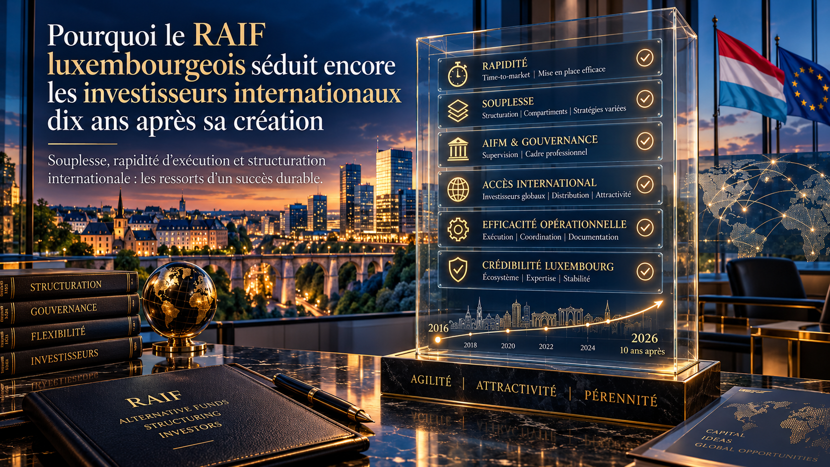 Pourquoi le RAIF luxembourgeois séduit encore les investisseurs internationaux dix ans après sa création